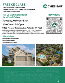 FREE CE Class at Stillwater Ranch