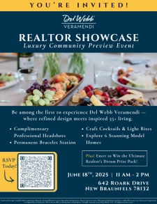 Formal Invitation: Realtor Grand Opening at Del Webb Veramendi – June 18