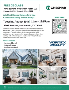Free CE Class at Heimer Estates