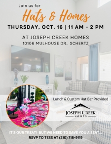 Hats, Homes & Lunch on Us – You’re Invited!
