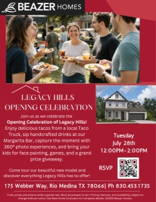 Here's Your Invite: Legacy Hills Opening Celebration!