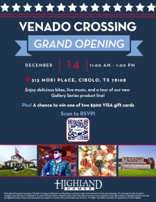 Join us for a Grand Opening at Venado Crossing!