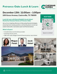 Join us for a Lunch and Learn in Potranco Oaks