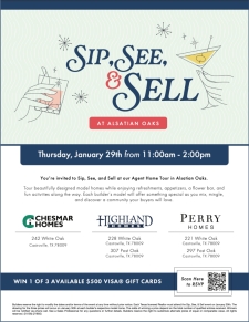 Sip, See, & Sell at Alsatian Oaks