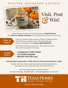 Visit, Post, & Win a Nespresso Coffee Maker!