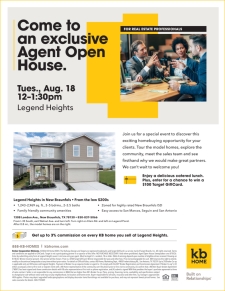 You're Invited ✉️ Legend Heights Agent Exclusive Open House
