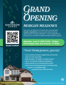You're Invited! Morgan Meadows Grand Opening