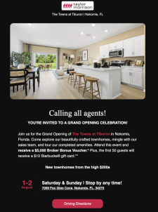 The Towns at Tiburon Grand Opening