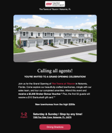 Agents: Join Us at The Towns at Tiburon Grand Opening