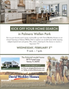 Huddle Up for Fun with David Weekley Homes! Join Our Grand Opening at Palmera Wellen Park