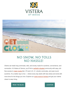 Move-In Ready Homes, Open Roads, and Endless Sunshine at Vistera 🌴