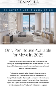 Only Penthouse Available in 2025 - 3% Agent Commission