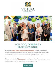 Realtors! Start Tour at the Vistera Club, Meet the Builders, and Learn about Incentives 🤩