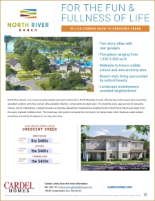 Villas coming soon to North River Ranch