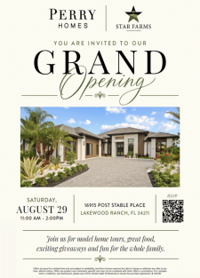 You&rsquo;re Invited: Star Farms Model Home Grand Opening!