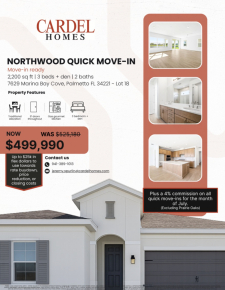 4% Commission on Move-In Ready Home in Manatee County