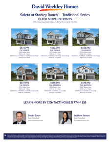 Inventory: Soleta at Starkey Ranch - Traditional Series