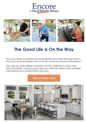 New 55+ David Weekley Homes Community in Parrish