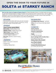 Soleta at Starkey Ranch Community Sheet