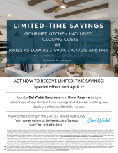 Limited Time Savings in Sunchase and River Reserve