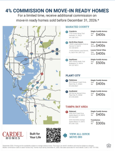 4% Commission On Move-In Ready Homes