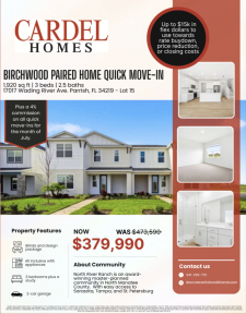 4% Commission on Move-In Ready Luxury Villa in North River Ranch