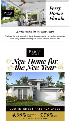 Celebrate The New Year with Low Interest Rates in Mandarin Grove