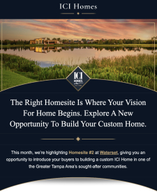 Featured Homesite #2 at Waterset