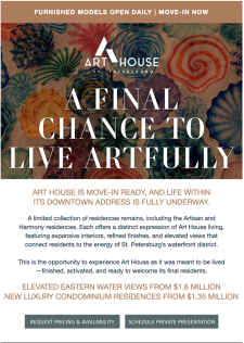 Final Move-In Ready Residences at Art House