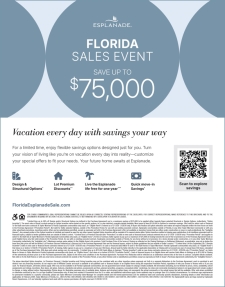 Florida's Esplanade Sales Event Is Here