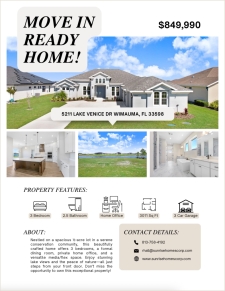 Move in Ready Home in Wimauma, FL!