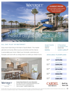 Save up to $20k on select homesites in Waterset