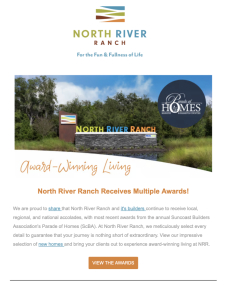 Your Clients Deserve Award-Winning Living at North River Ranch 🏡