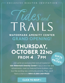 You&rsquo;re Invited to an Exclusive Realtor Event at Coasterra's New Watermark Amenity Center