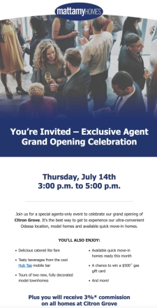 Save the date- Agent Grand Opening Celebration at Citron Grove