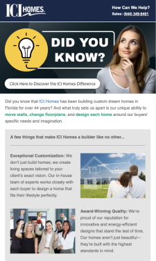 Did You Know? Discover the ICI Homes Difference!